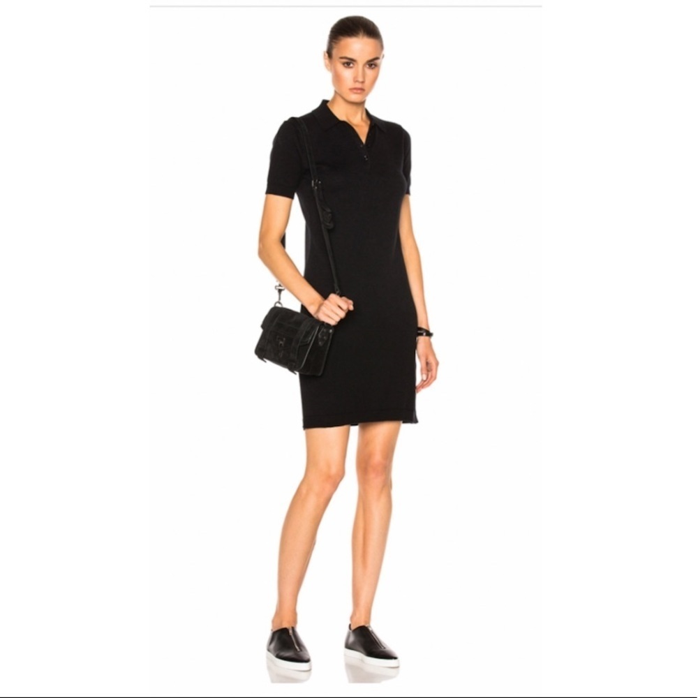 Ag Adriano Goldschmied Black Polo Dress